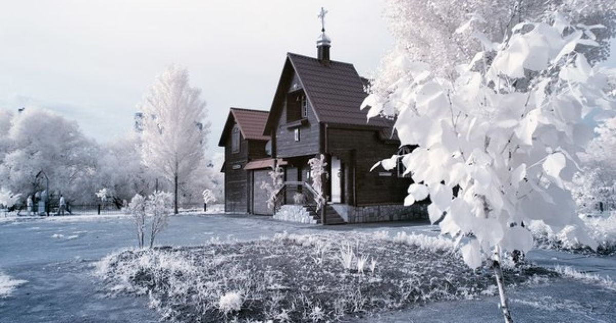 Магія інфрачервоного Києва / © elektraua.livejournal.com