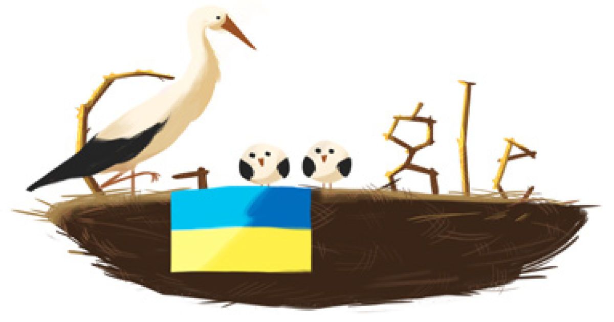 Україна асоціюється у Google з гніздом лелеки