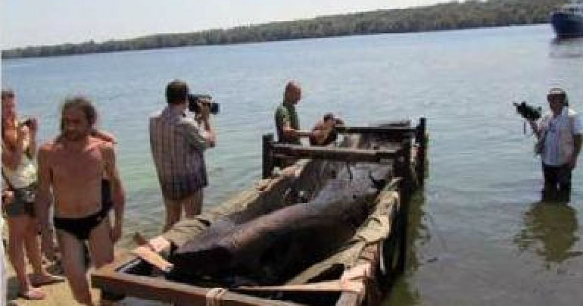 З дна Дніпра підняли човен часів Київської Русі / © ostrov-hortica.org.ua