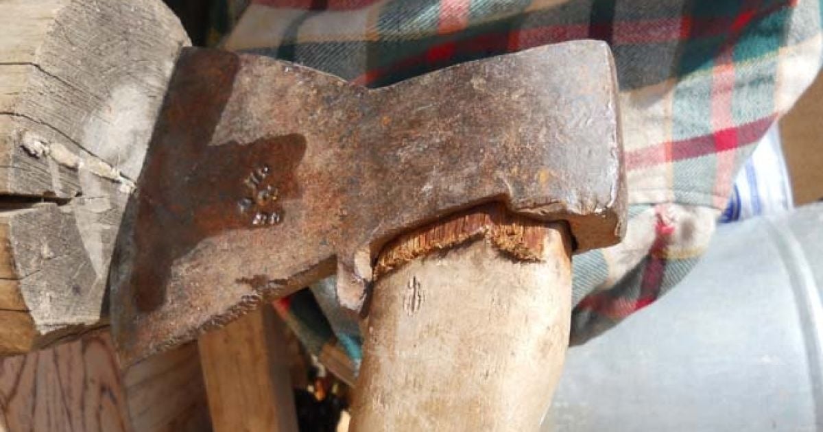 Агресію чоловіка з сокирою викликав шум газонокосарки