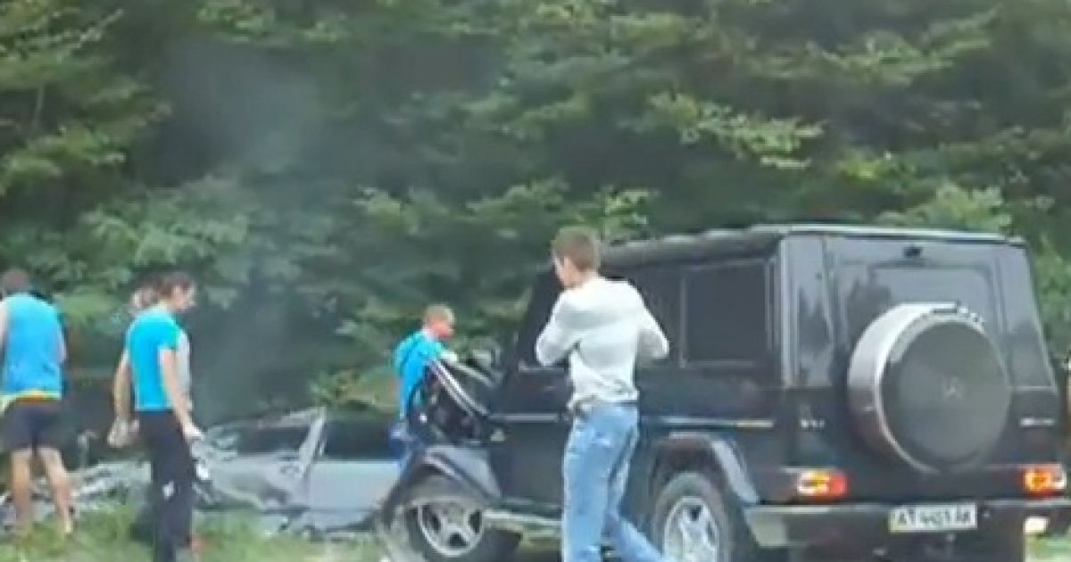 Очевидці ДТП зняли відео відразу після аварії