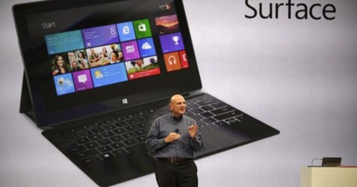 На презентації планшетам Microsoft роздали аванси