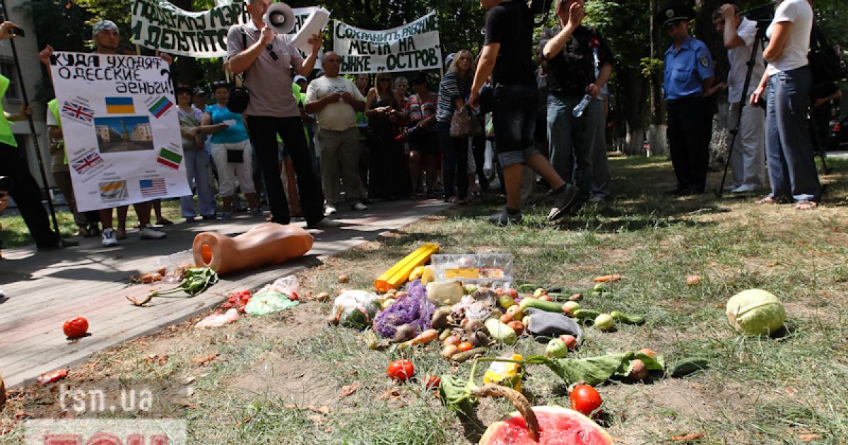 Одеські торговці вийшли із протестом проти передачі ринків у приватну власність