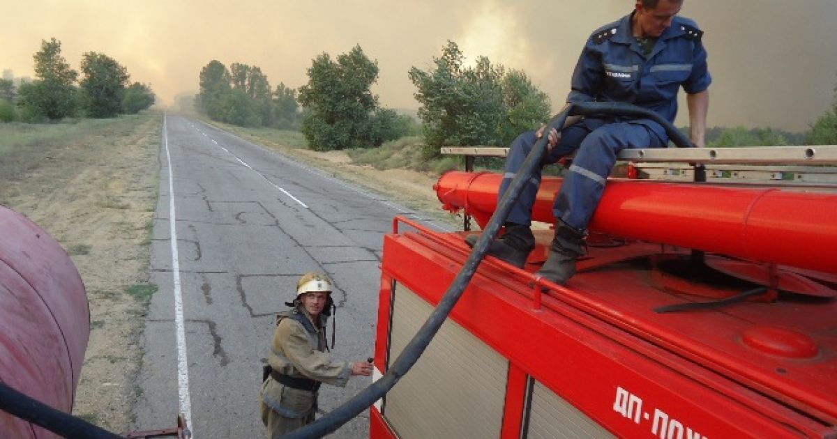 У Херсонській області вирують лісові пожежі / © МНС