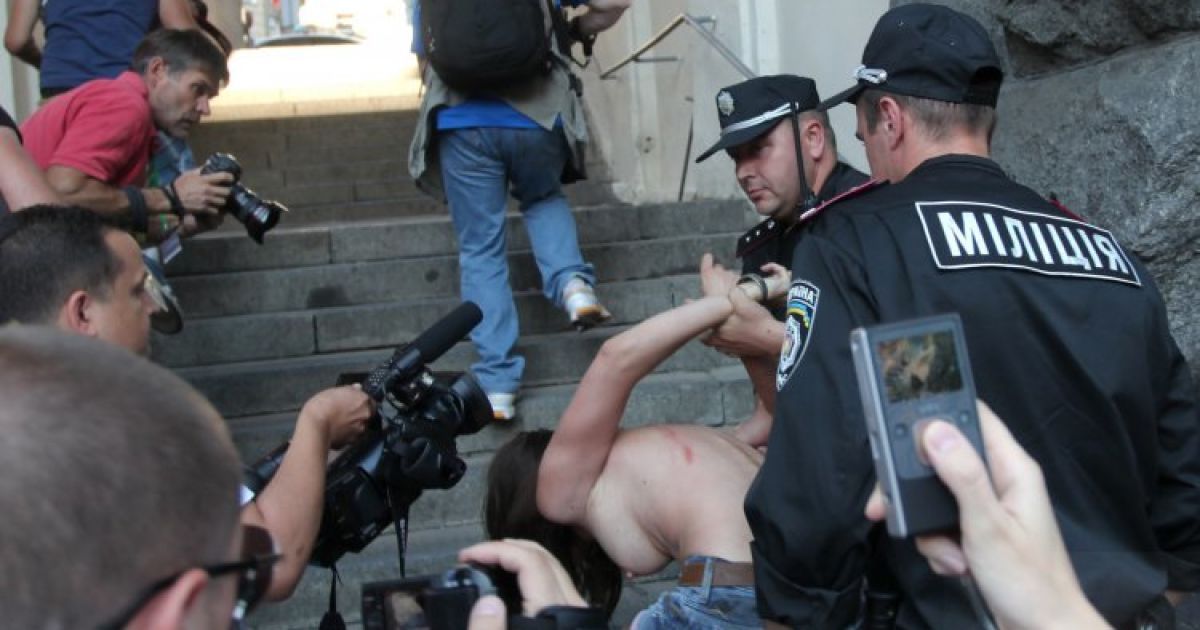 Шведи лишилися задоволеними після акції FEMEN / © УНІАН