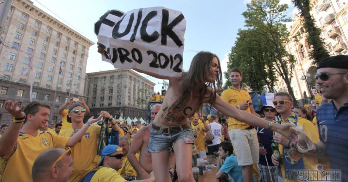 Шведи лишилися задоволеними після акції FEMEN / © УНІАН