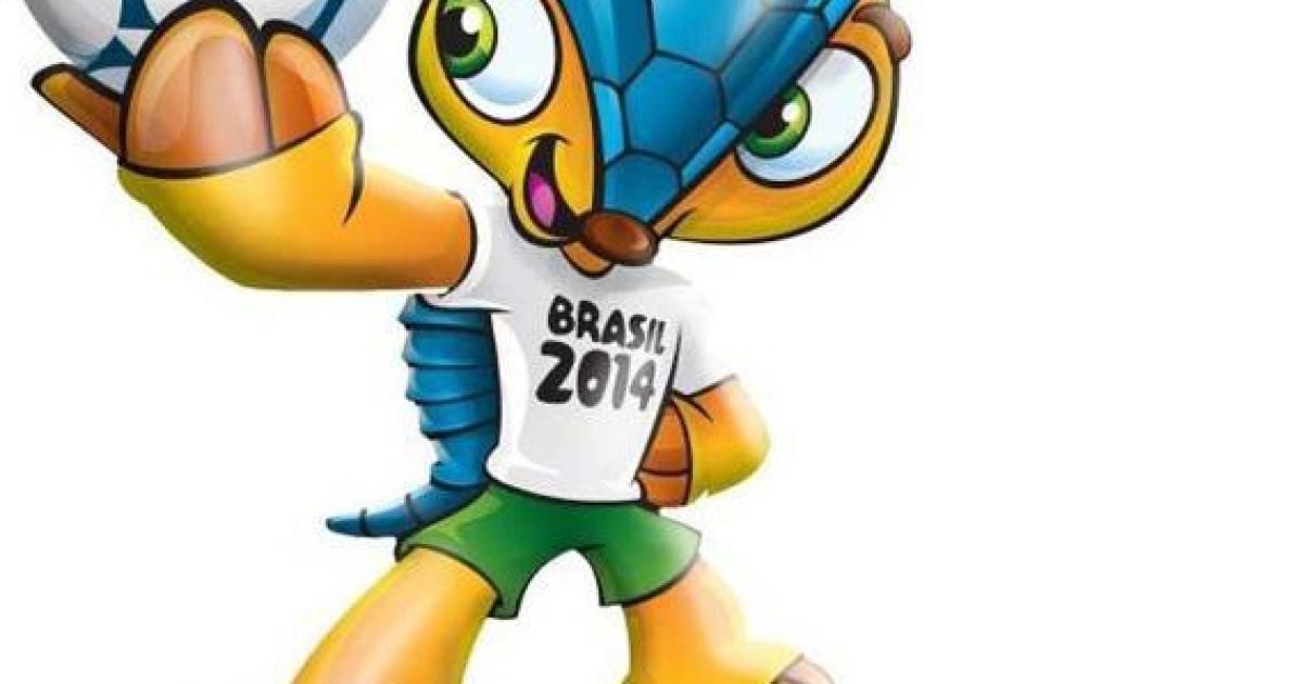 Життєрадісний броненосець-талісман