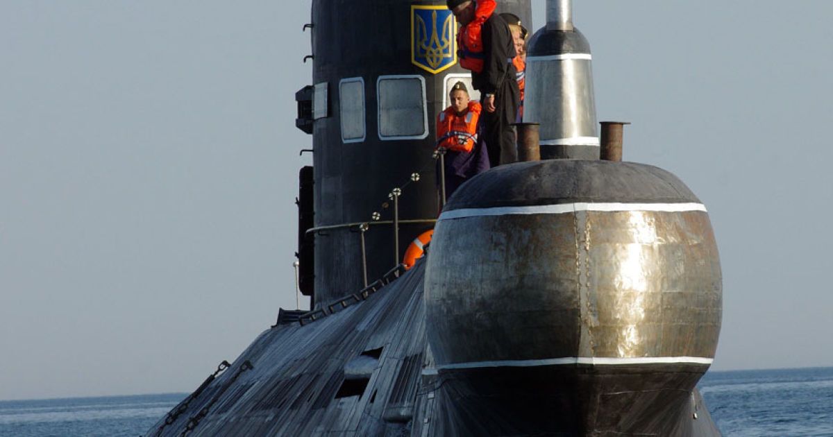 Субмарину "Запоріжжя" нарешті випробовують під водою / © прес-служба Міністерства оборони України