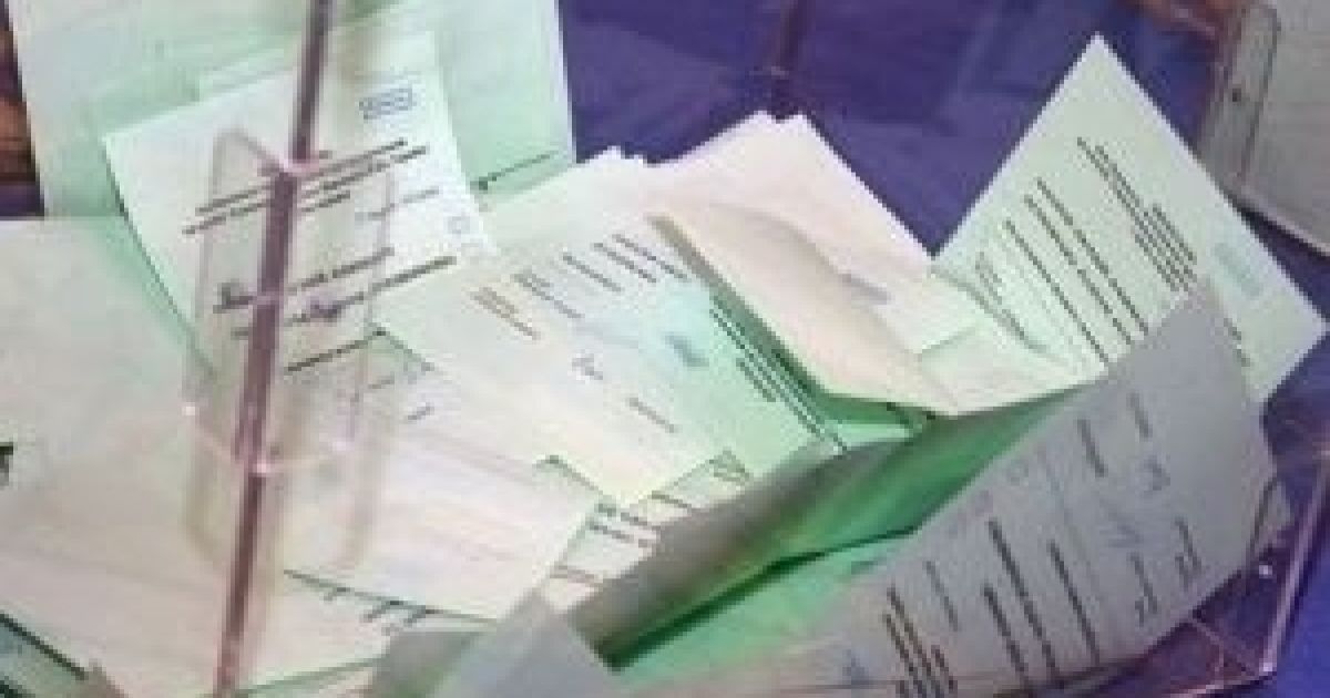 Бюллетени посчитали по отпечаткам от ручки