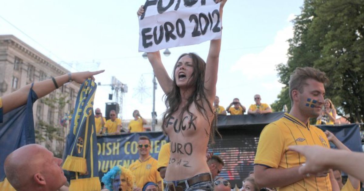 Шведи лишилися задоволеними після акції FEMEN / © УНІАН