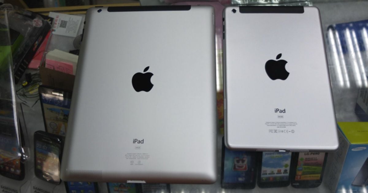 Шпигунські знімки iPad mini