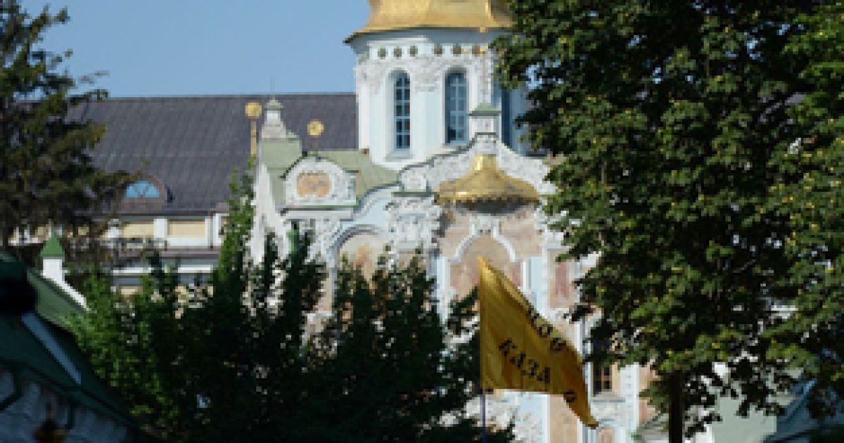 Патріарх Кирило та митрополит Володимир провели у Лаврі літургію, присвячену Дню хрещення Русі / © patriarchia.ru