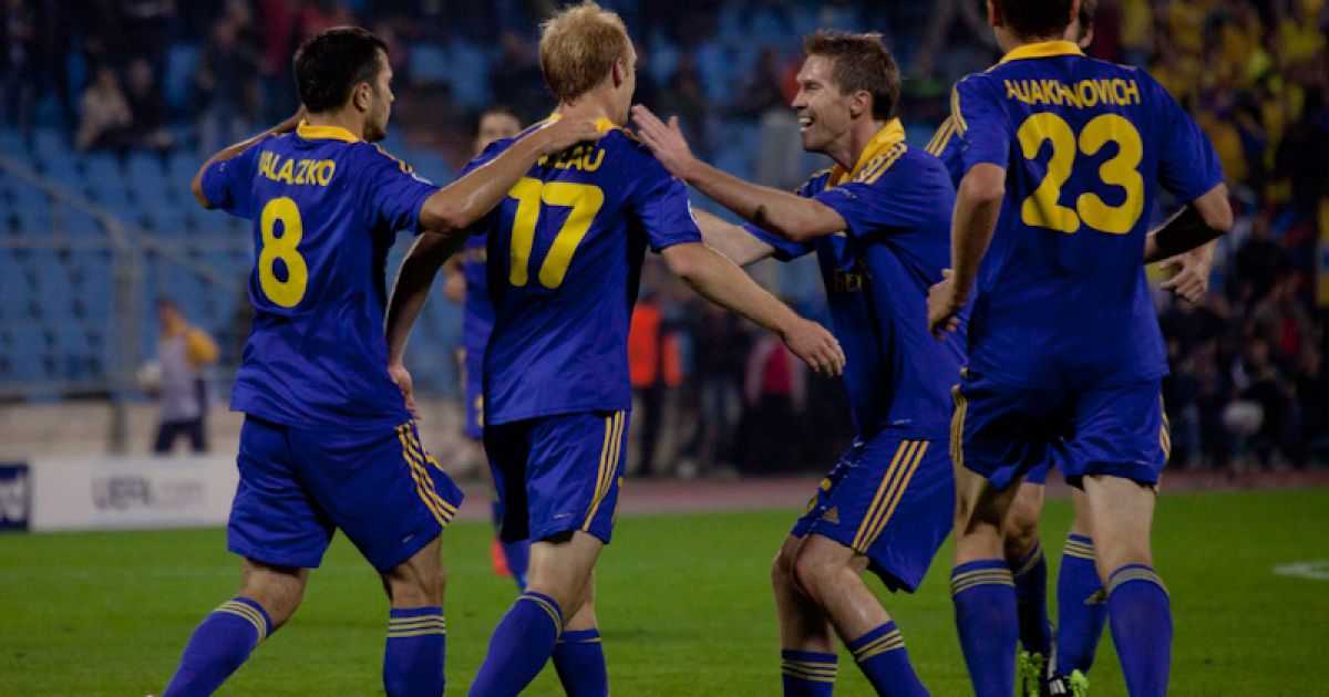 Радість футболістів БАТЕ