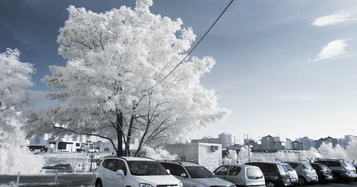 Магія інфрачервоного Києва / © elektraua.livejournal.com