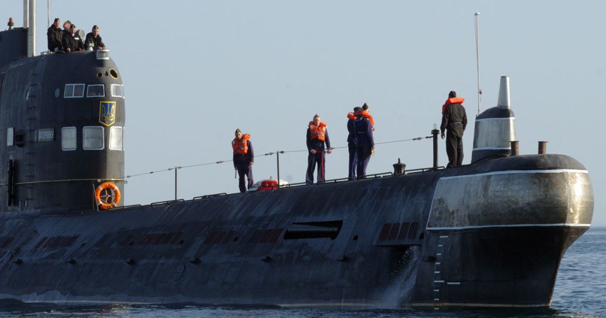 Субмарину "Запоріжжя" нарешті випробовують під водою / © прес-служба Міністерства оборони України