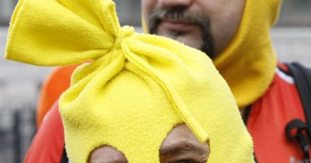 Прихильники Pussy Riot у Києві провели акцію у підтримку панк-гурту / © УНІАН