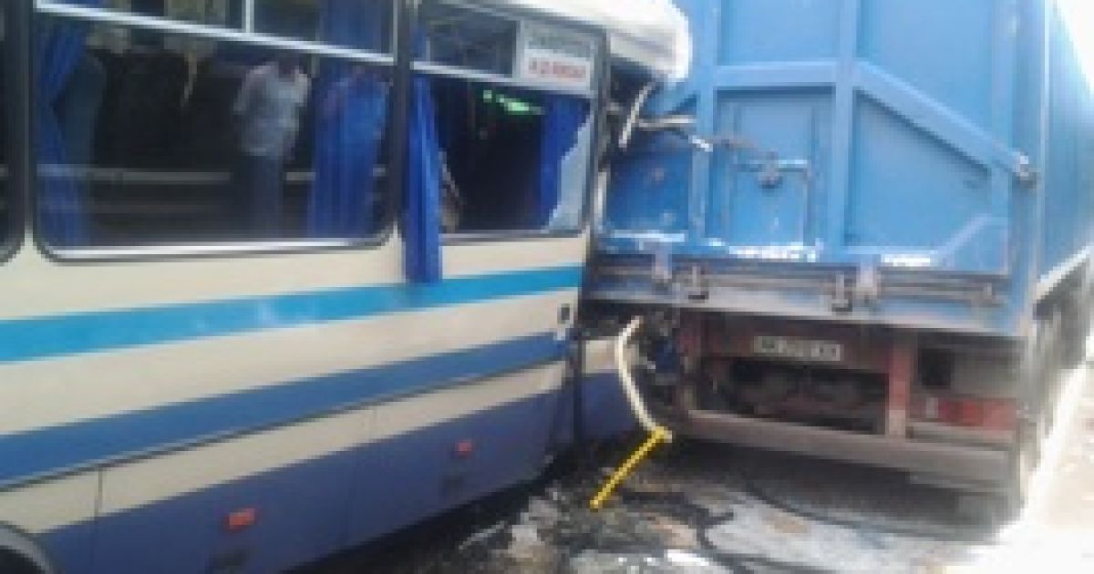 в результаті тарану загинув один чоловік