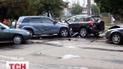 Одразу шість авто зіштовхнулись у столиці