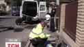 В полдень в центре Луцка взорвался грузовой микроавтобус