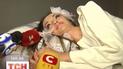 Украинская красавица спит, ее целуют, она открывает глаза и видит своего принца
