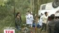 В Китае автобус упал в пропасть