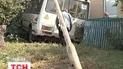 Прямо в дом заехал в Черкассах маршрутный автобус