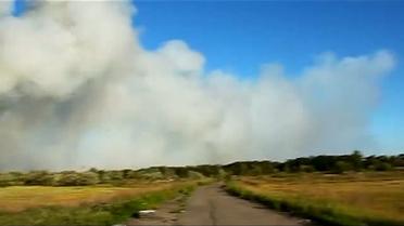 У Новомосковську горить величезне сміттєзвалище