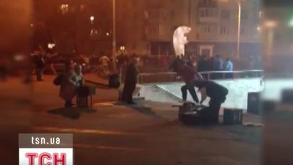 В Києві вчора під час матчу Динамо побились фанати