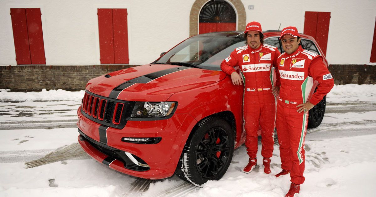 Ferrari подарила пилотам заряженные Grand Cherokee_2