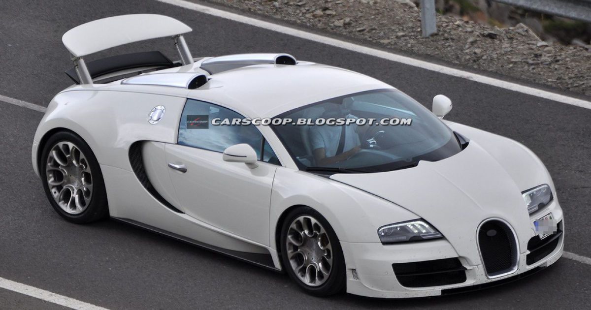 Bugatti "дозарядил" родстер Veyron