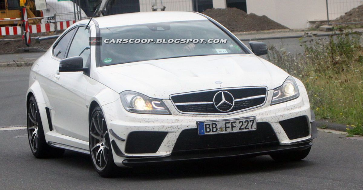 Фотошпионы застукали самый мощный Mercedes-Benz C63 AMG Black Series Aerodynamics