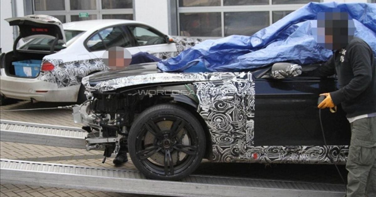Прототип BMW M6 разбили во время испытаний на выносливость