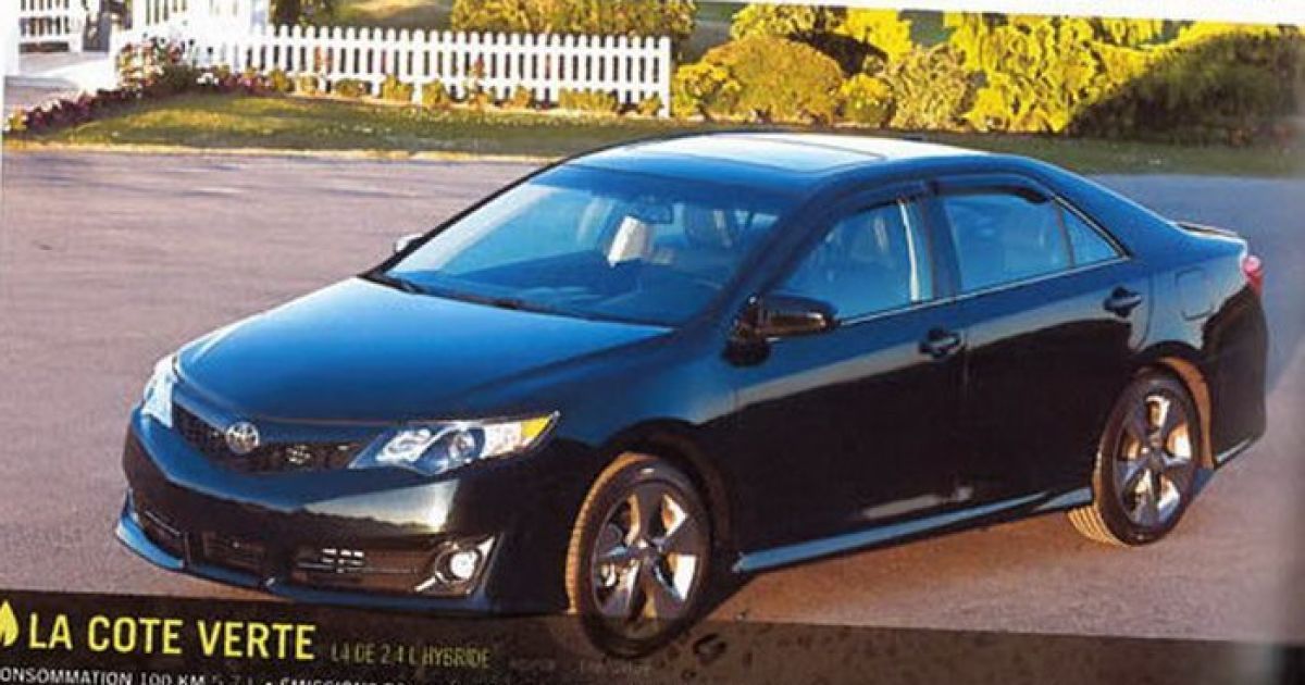 Канадцы первыми увидели новую Camry