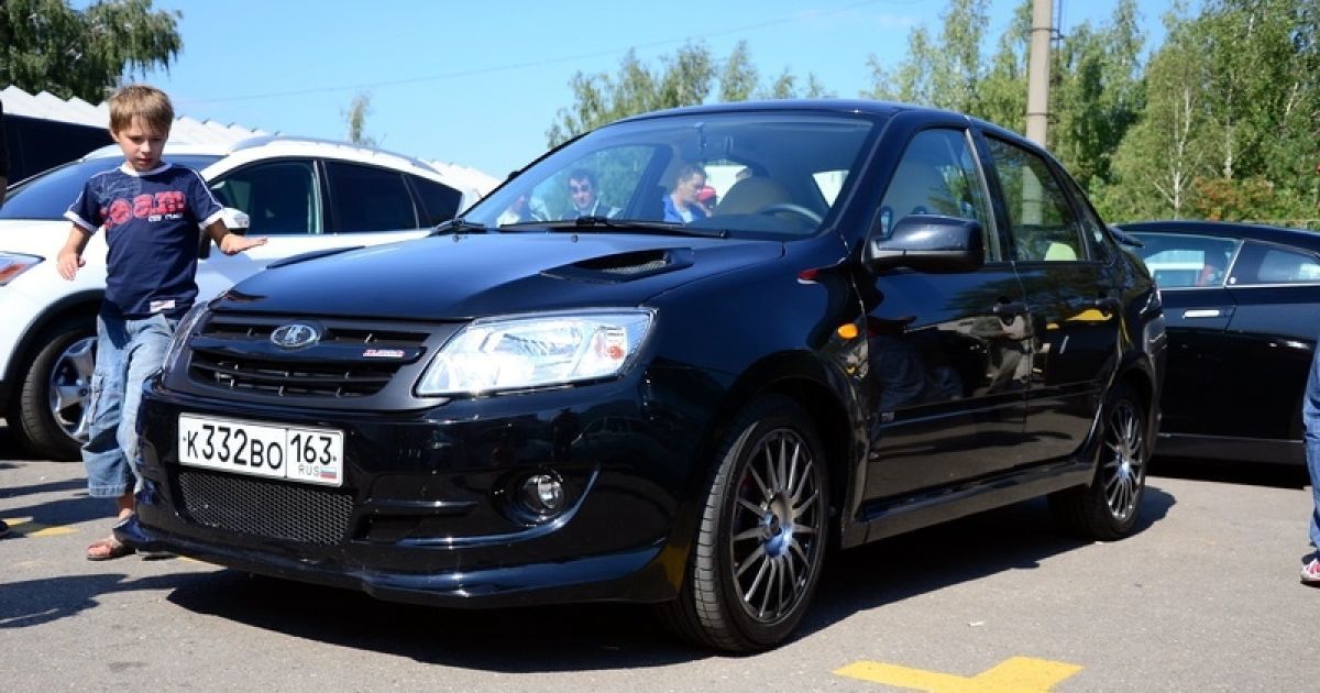 Первые фото гражданской версии Lada Granta Sport
