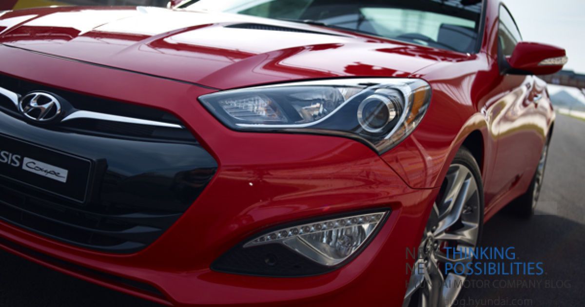 Hyundai показал первые официальные фото Genesis Coupe