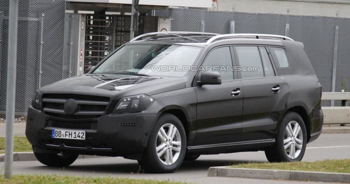 Mercedes-Benz GL-класса проходит дорожные испытания