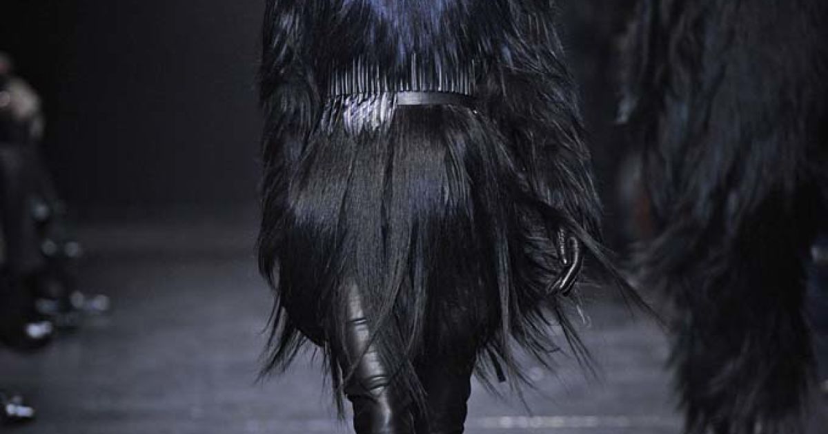 Ann Demeulemeester прет-а-порте осень-зима 2011-2012