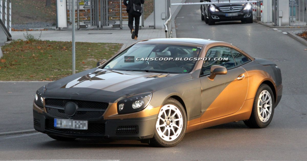 Журналисты увидели Mercedes SL нового поколения_2