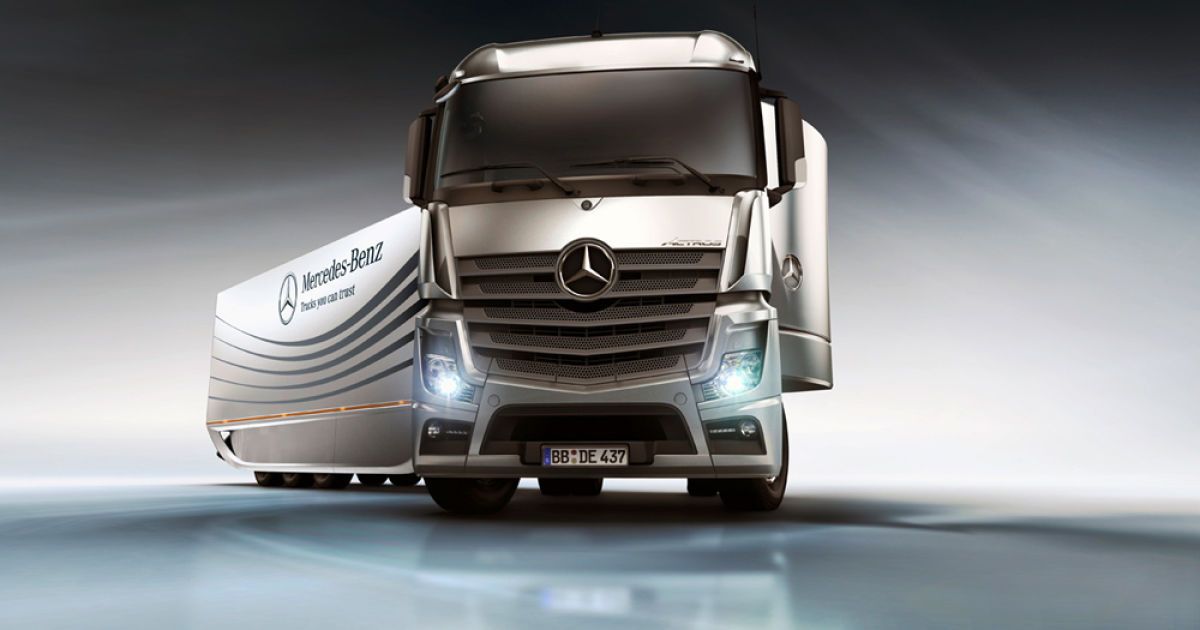 Mercedes выпустит фуру с аэрокитом
