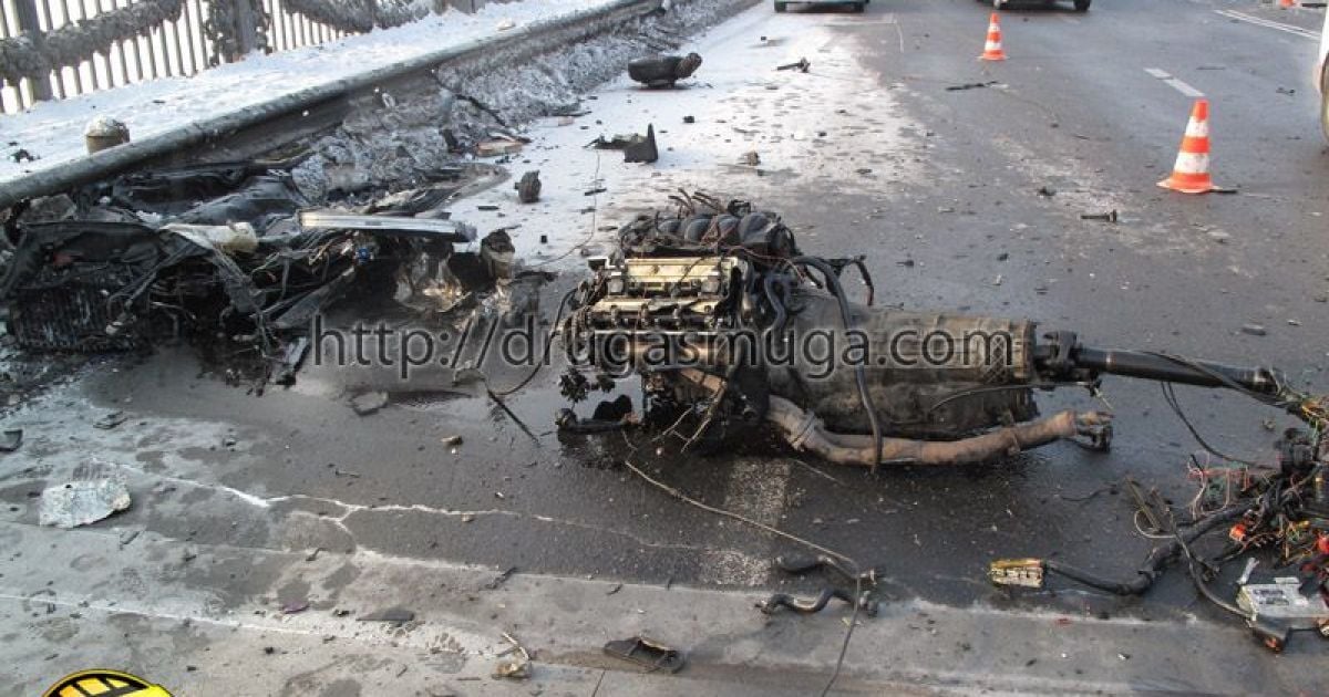 На мосту Патона в Киеве столкнулись 7 автомобилей