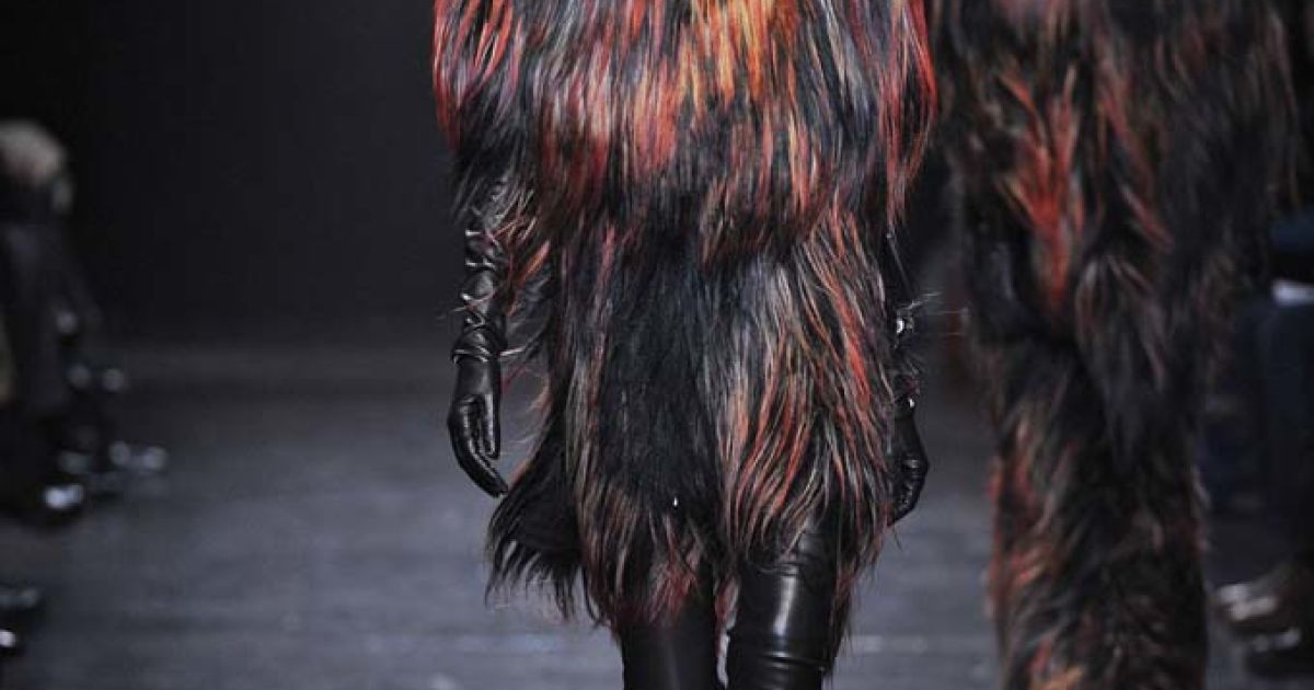 Ann Demeulemeester прет-а-порте осень-зима 2011-2012
