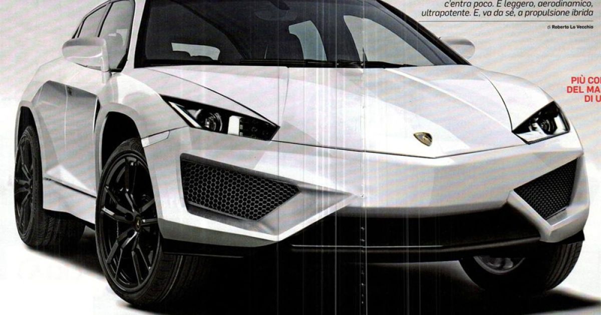 Первые изображения Lamborghini SUV