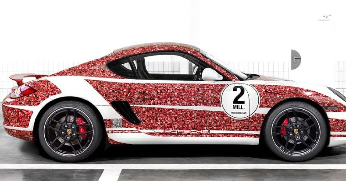 Porsche вместил весь Facebook на одном Cayman S_7
