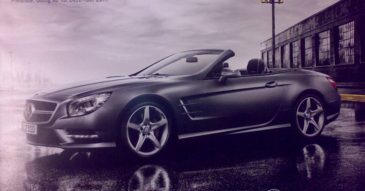 Mercedes SL увидели до премьеры