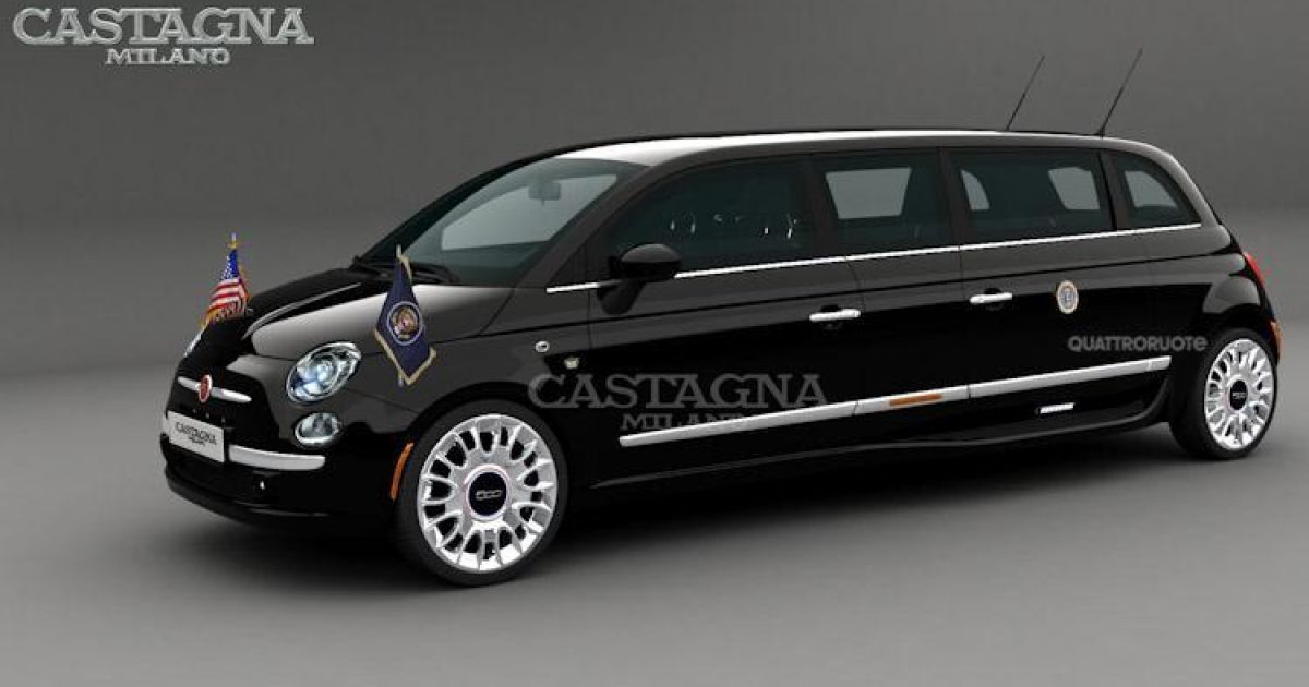 Fiat 500 удлинили до лимузина