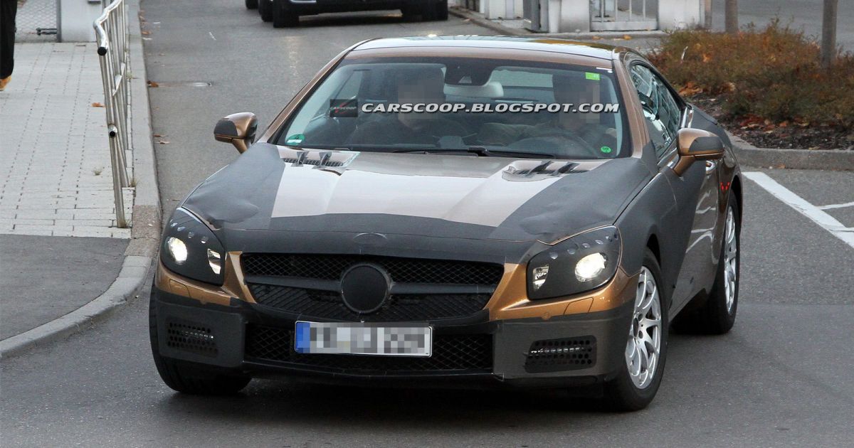 Журналисты увидели новый Mercedes SL