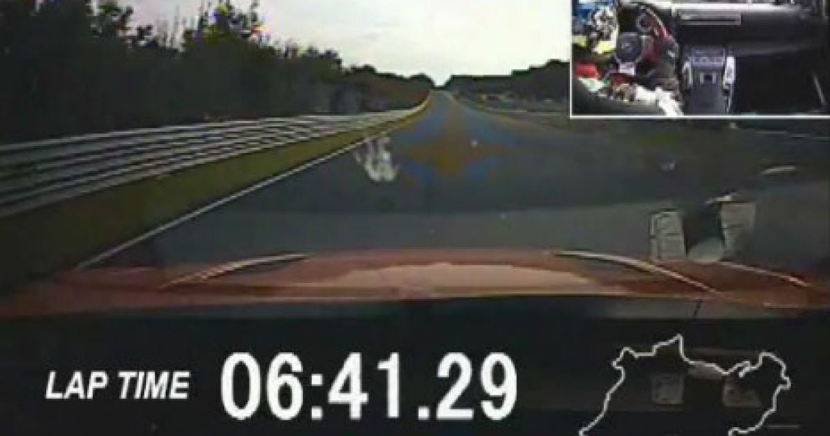 Форсированный Lexus LFA побил рекорд Nissan GT-R на Нюрбургринге (видео)
