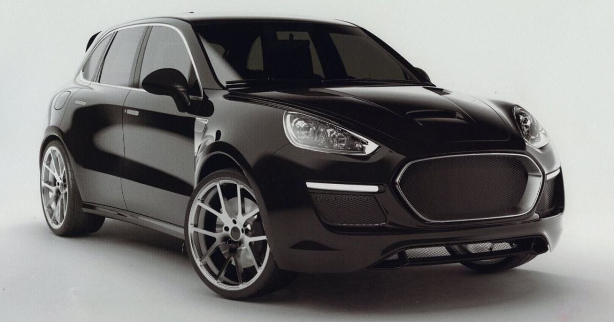Британской копии Porsche Cayenne подправили "лицо"