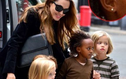 Анджелина Джоли сделала детям пирсинг