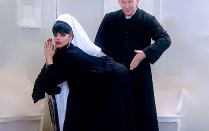 Lady Gaga снялась в образе монахини (Видео)